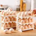 Plastic Foldable Egg Tray | 24 Grid Egg Storage Box (1 Pc) your brand