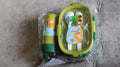 Plastic Lunch Box Leak Proof 3 Compartment with Bottle, Spoon and Fork (1 Set) your brand