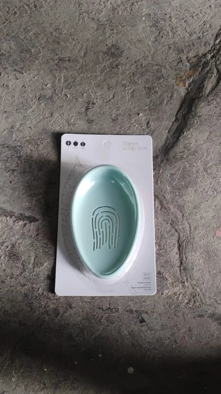 Plastic Soap Dish with Drain, Soap Holder Double-layer (1 Pc) your brand