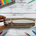 Plastic Transparent Pencil Pouch With Zipper (1 Pc) your brand
