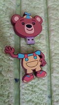 Portable Cartoon Shape Silicone USB Pen drive / Flash disk (15 GB With Baby Rhymes Song / 1 Pc) your brand
