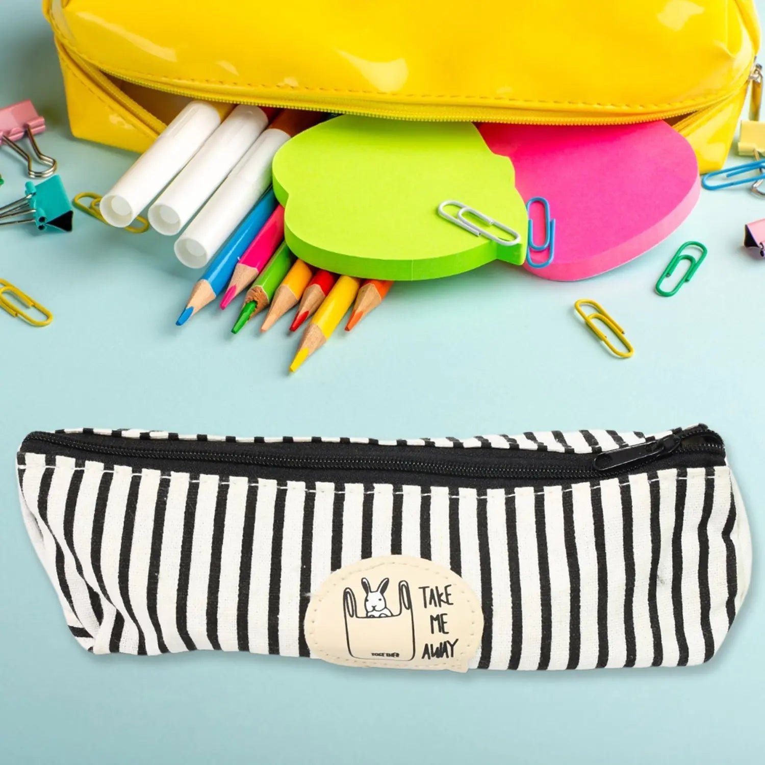 Reusable Multipurpose Washable Pouch Pen Stationary Case (1 Pc) your brand