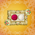 Rakasha Bandhan Special Puja Thali, Kumkum Thali Holder, Pooja Return Gift, Indian Housewarming Gifts, Brother / Bhai / Bhabhi / Sister / Family  Rakhi for Rakshabandhan, Diwali - Shopmania Wholesale