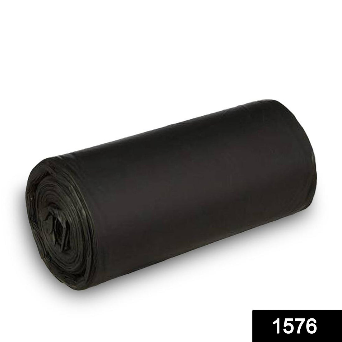 Large black garbage bags, size 30 x 50 cm, packed in rolls.