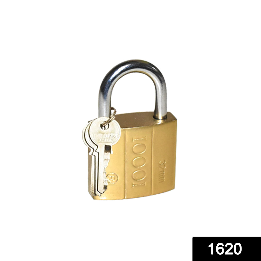 Solid multipurpose padlock with key for home security