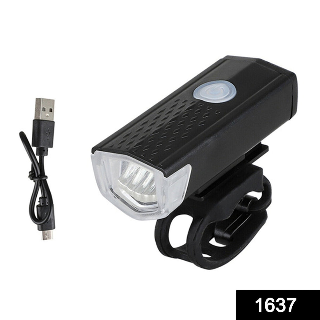 USB rechargeable bicycle headlight