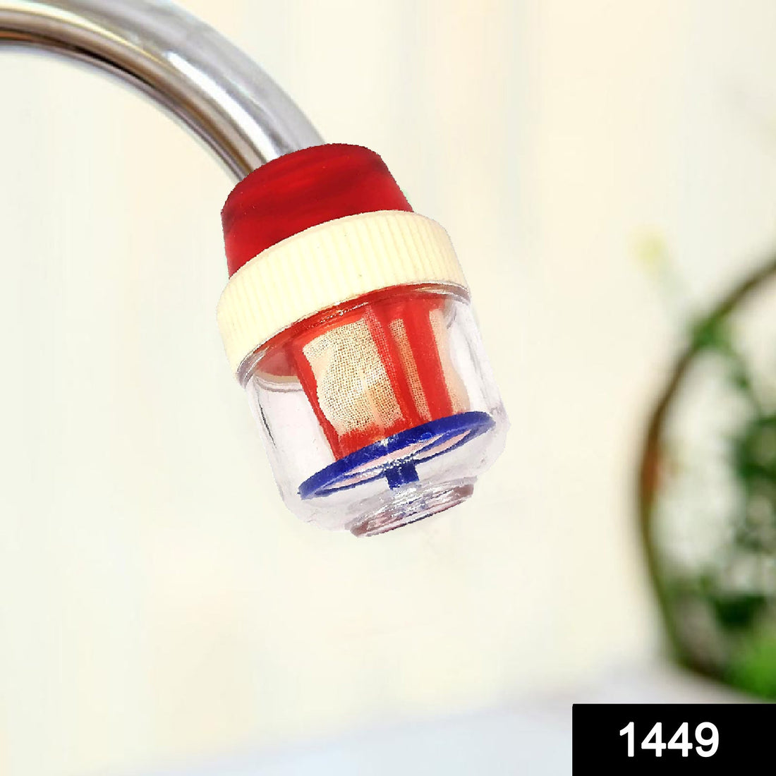 Plastic water tap filter cartridge, candle type.