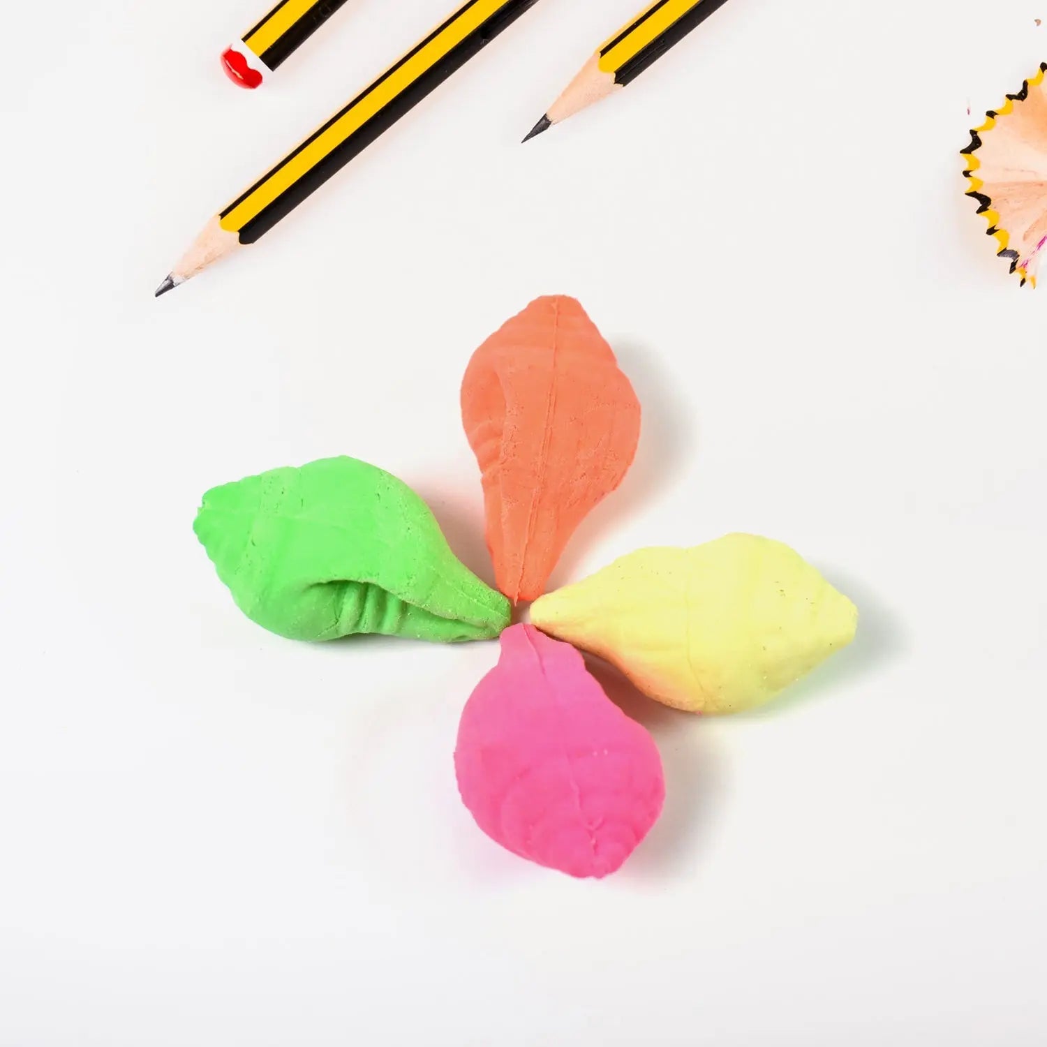 Shankh Shape Eraser Rubber (1 Pc / Mix Colour & Design) your brand