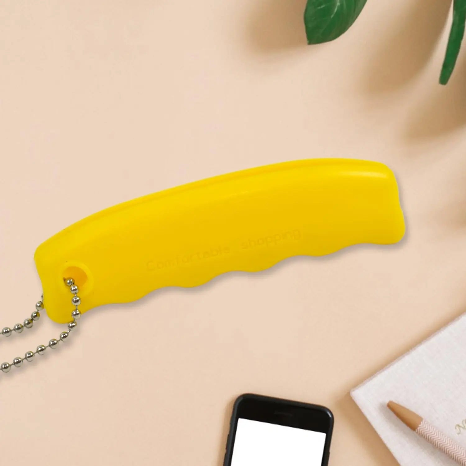 Silicone Portable Bag Device Bag Filter Hand Shopping Bag Carry Tool Key Chain (1 Pc) your brand