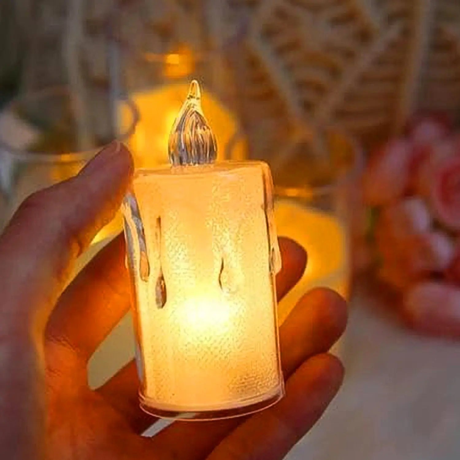 Simple Candles for Home Decoration, Crystal Candle Lights your brand