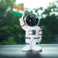 Solar Power Astronaut Ornament Moving Hand with Indian Flag (1 Pc) your brand
