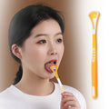 Tongue Scraper and Tongue Brush Great for Oral Care, Help Fights Bad Breath and Freshen The Breath, Tongue Cleaner for Adults and Kids, Easy to Use, Comfortable Safe and Anti-Slip Simple and Stylish Odor Removal (1 Pc) your brand