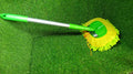 Versatile microfiber duster for cleaning various surfaces