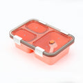 Plastic Lunch Box for Kids, Lunch Box for Kids 3 Compartment Insulated Lunch Box Tiffin Box for Boys, Girls, School & Office Men (3 Compartment Lunch Box) - Shopmania Wholesale