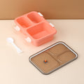 Plastic Lunch Box for Kids, Lunch Box for Kids 3 Compartment Insulated Lunch Box Tiffin Box for Boys, Girls, School & Office Men (3 Compartment Lunch Box) - Shopmania Wholesale