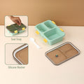 Plastic Lunch Box for Kids, Lunch Box for Kids 3 Compartment Insulated Lunch Box Tiffin Box for Boys, Girls, School & Office Men (3 Compartment Lunch Box) - Shopmania Wholesale