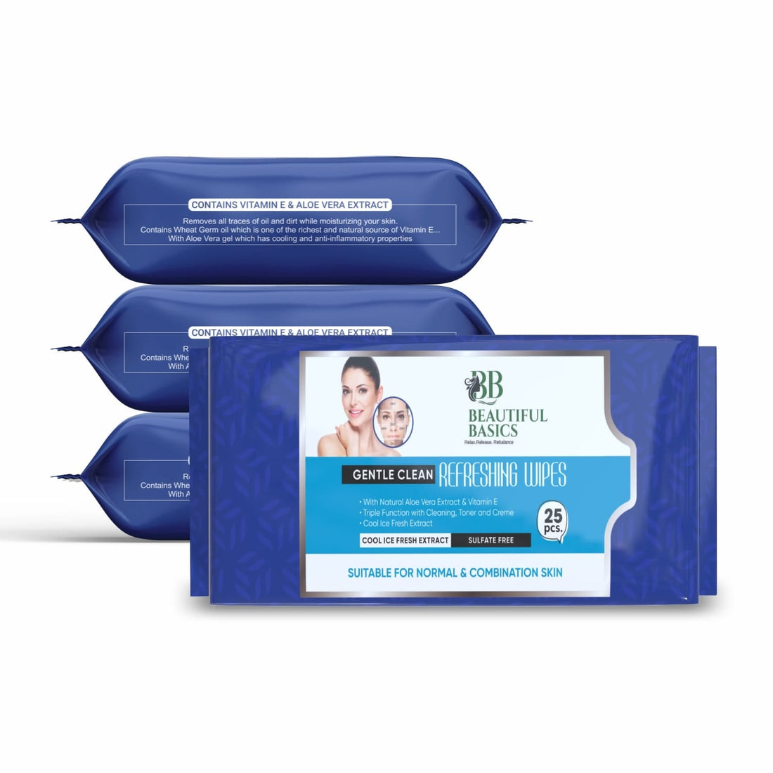 Refreshing Wet Wipes for Face | Facial Cleansing | Refreshing & Skin Hydration| Soothing for skin | pH Balance & Alcohol Free | Nourishing with Fruit extract | 25 Wipes - Shopmania Wholesale
