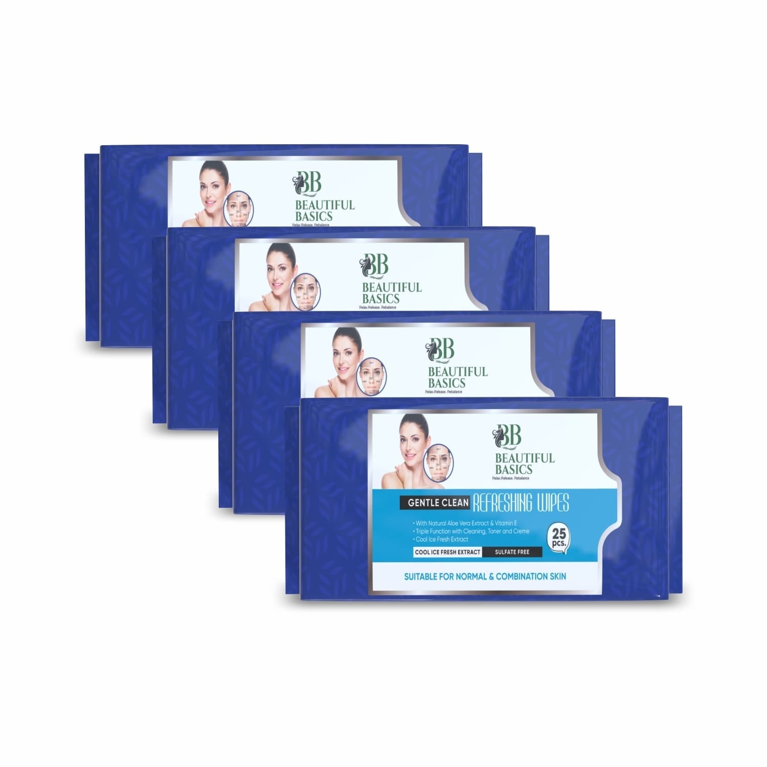 Refreshing Wet Wipes for Face | Facial Cleansing | Refreshing & Skin Hydration| Soothing for skin | pH Balance & Alcohol Free | Nourishing with Fruit extract | 25 Wipes - Shopmania Wholesale