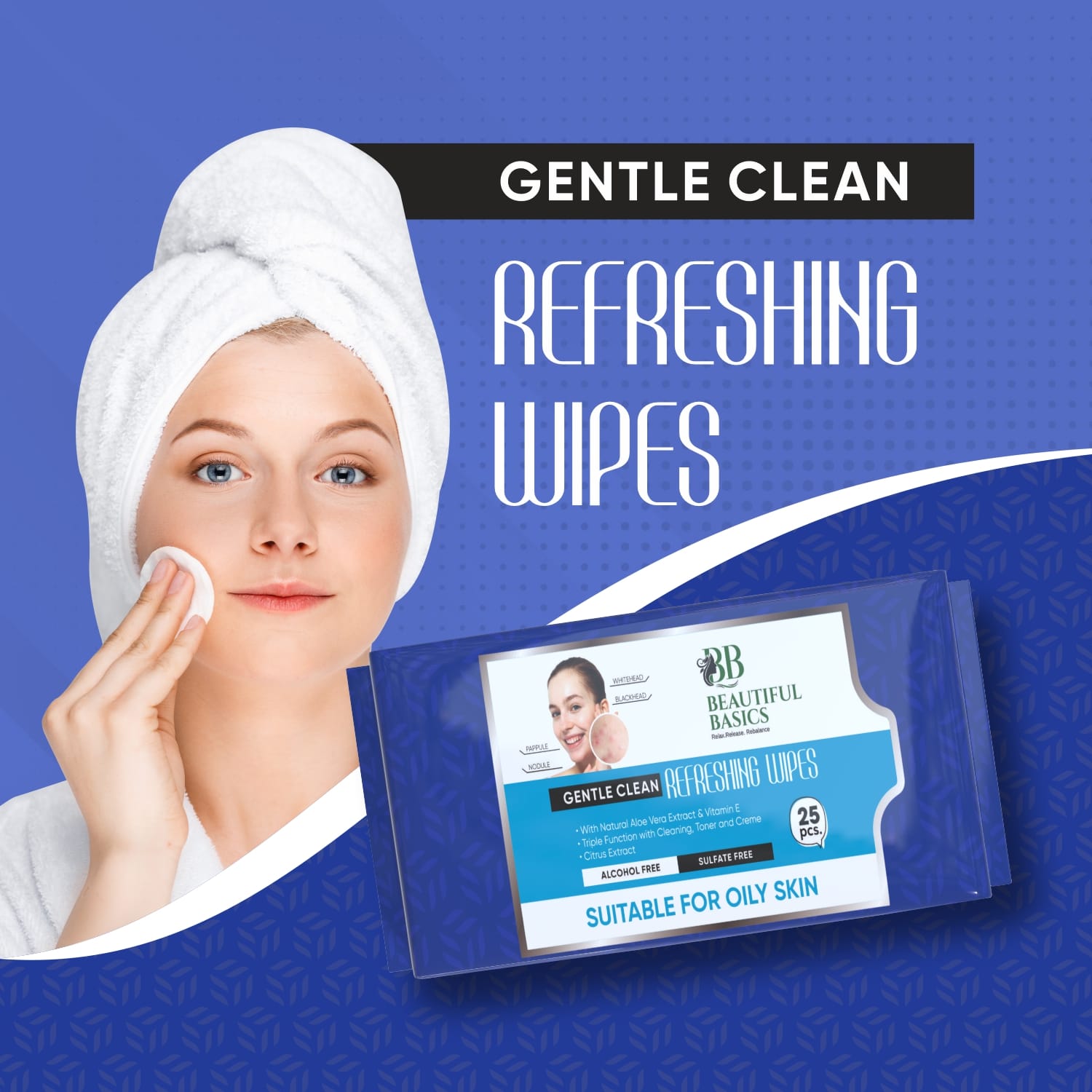Refreshing Wet Wipes for Face | Facial Cleansing | Refreshing & Skin Hydration| Soothing for skin | pH Balance & Alcohol Free | Nourishing with Fruit extract | 25 Wipes - Shopmania Wholesale
