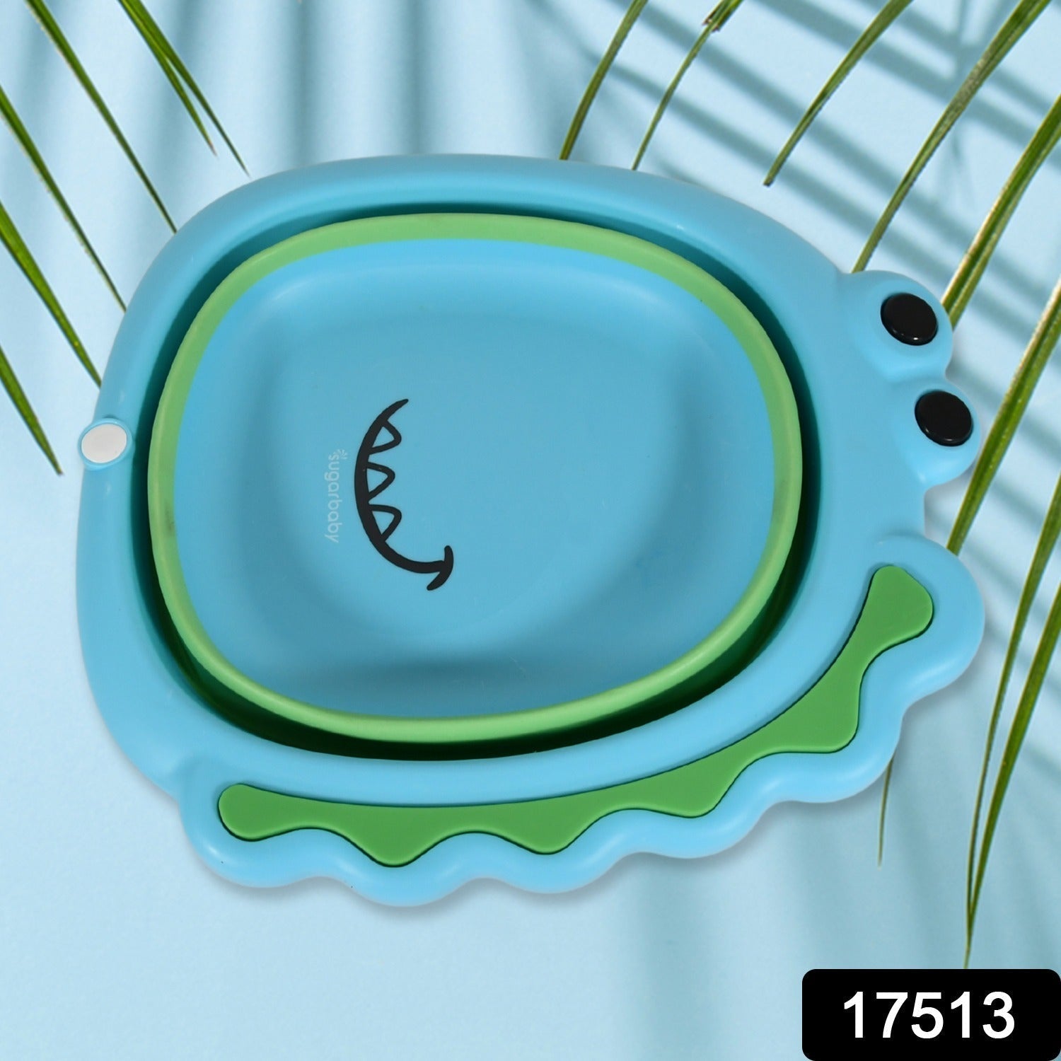 Frog Shape Wash Basin, Space Saving Multi Function Foldable Baby Wash basin Easy Clean Lightweight Thicken for Washing Face for Home (33×31Cm / 1 pc) your brand