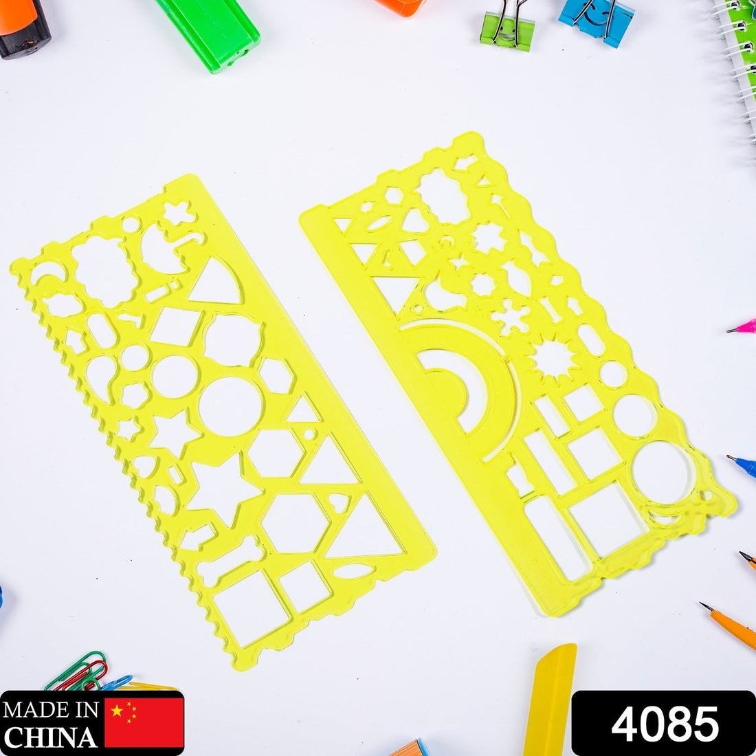 Drawing template ruler