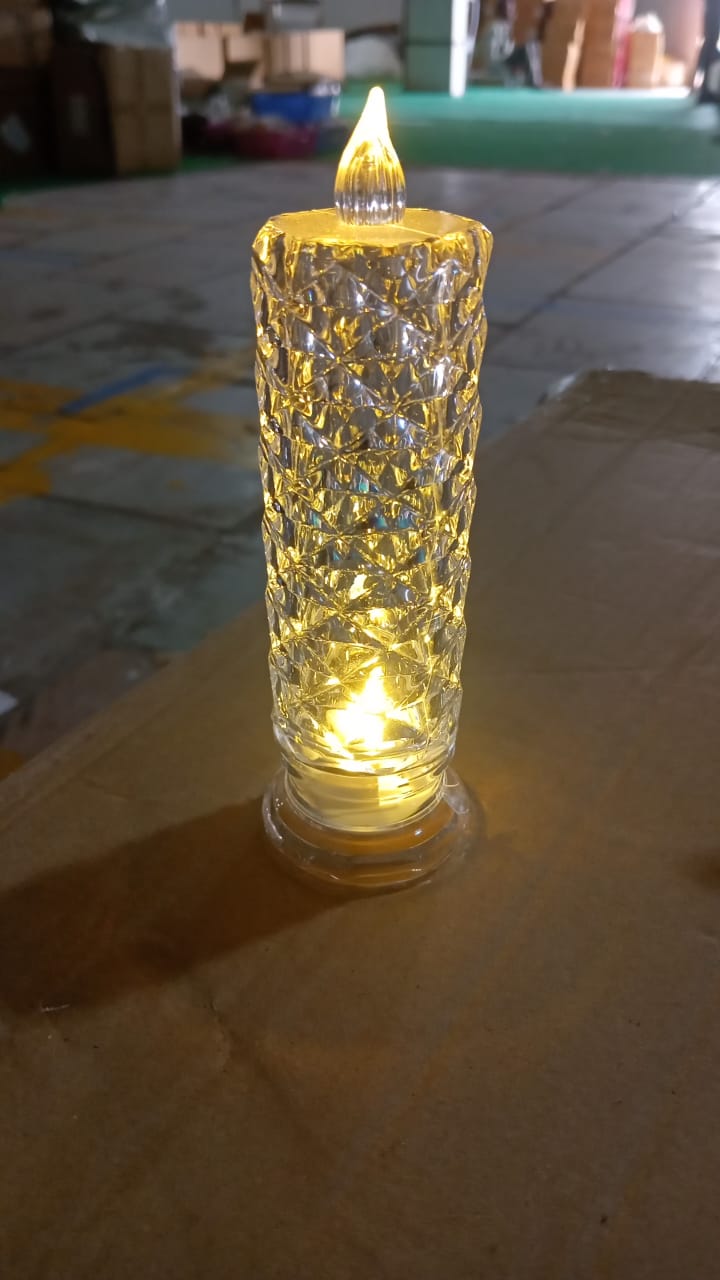 Rose Candles for Home Decoration, Crystal Candle Lights your brand