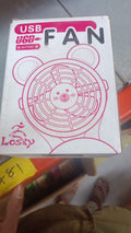 Cartoon Shape Mini Fan USB Powered & Battery Operated (Battery Not Include / 1 Pc) your brand