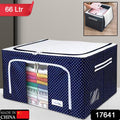 Foldable Steel Frame Clothes Living Storage Organizer Handled Bag your brand