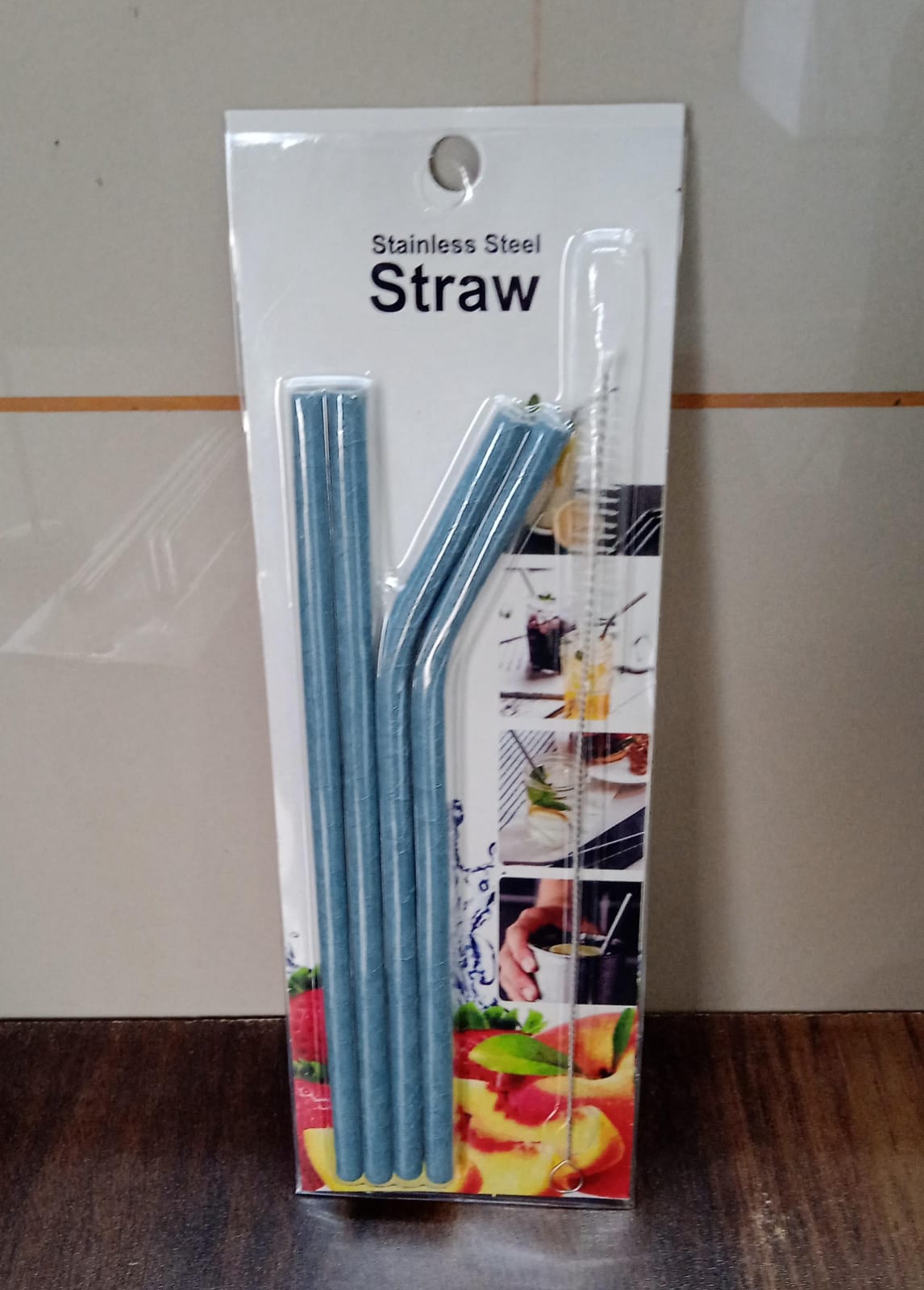Reusable Stainless Steel Straw with cleaning Brush Long Drinking Straws for Coffee Tumbler Travel Mug Cup, Dishwasher Safe for Toddlers & Kids (5 Pcs Set) - Shopmania Wholesale