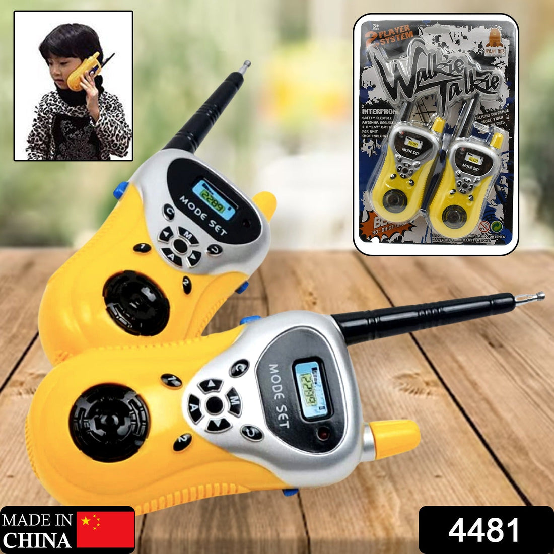 Walkie talkie toy for kids