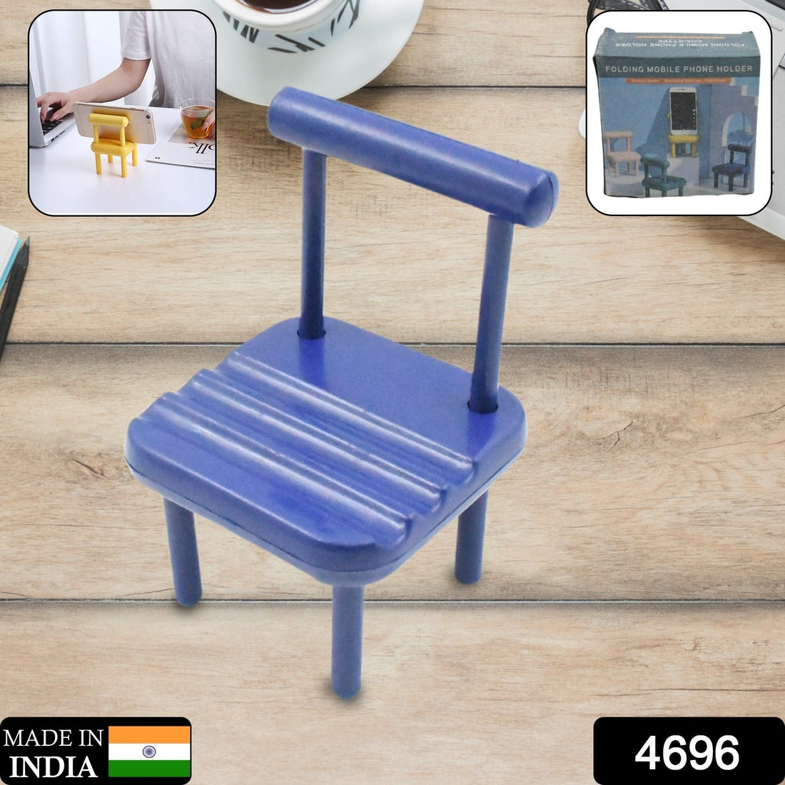 Mobile Phone Holder, Mini Chair Cell Phone Stand, Portable Smartphone Dock, Cellphone Holder for Desktop Design Compatible with All Mobile Phones (1 Pc) your brand