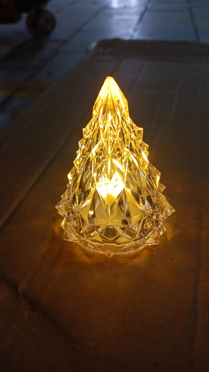 Iceberg / Pyramid Candlelight Tea Light (1 Pc) - Shopmania Wholesale