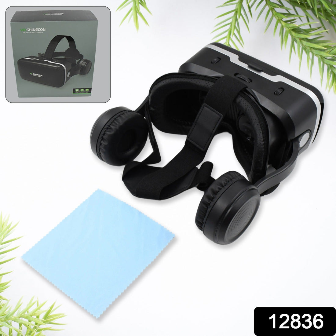 3D / HD VR Glasses Virtual Reality Goggles Headset for iOS for Android Smartphone VR Goggles-For 3D VR Movies Video Games with Headphones (1 Pc) - Shopmania Wholesale