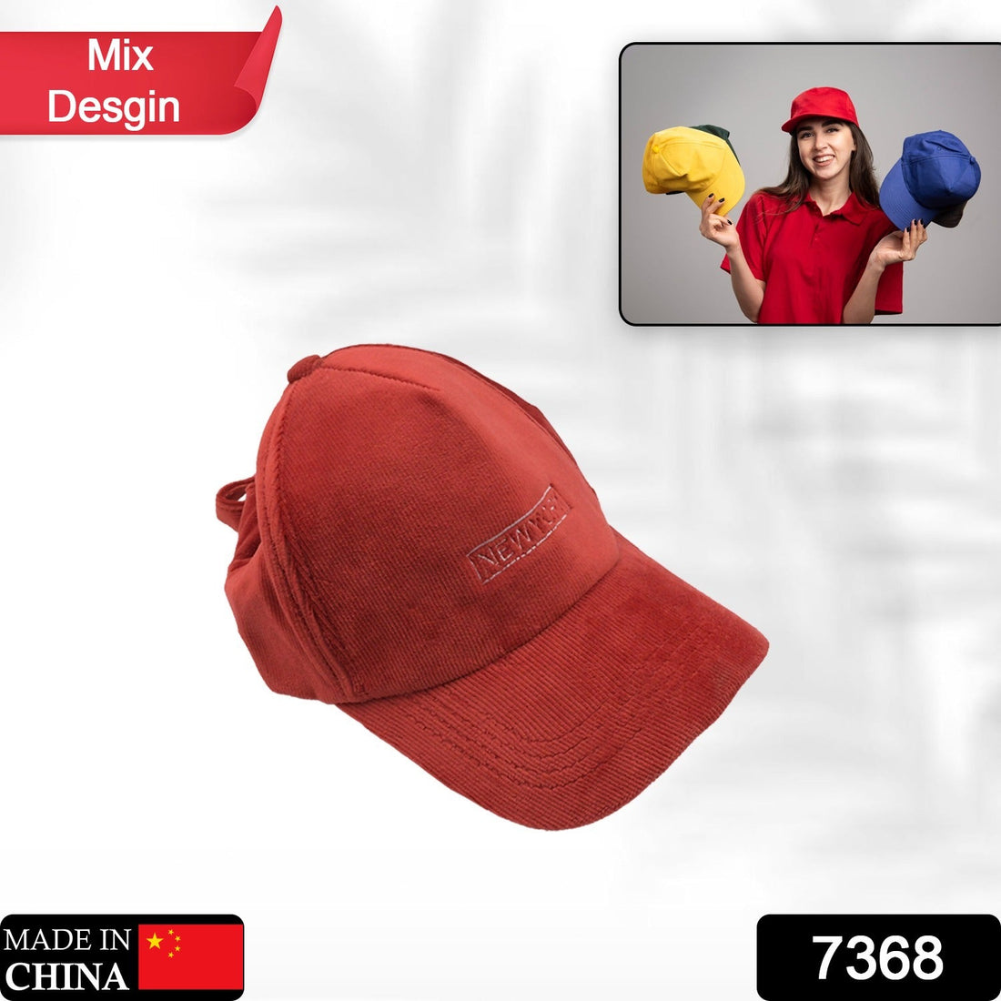 Winter pom pom cap, soft and warm, snow proof