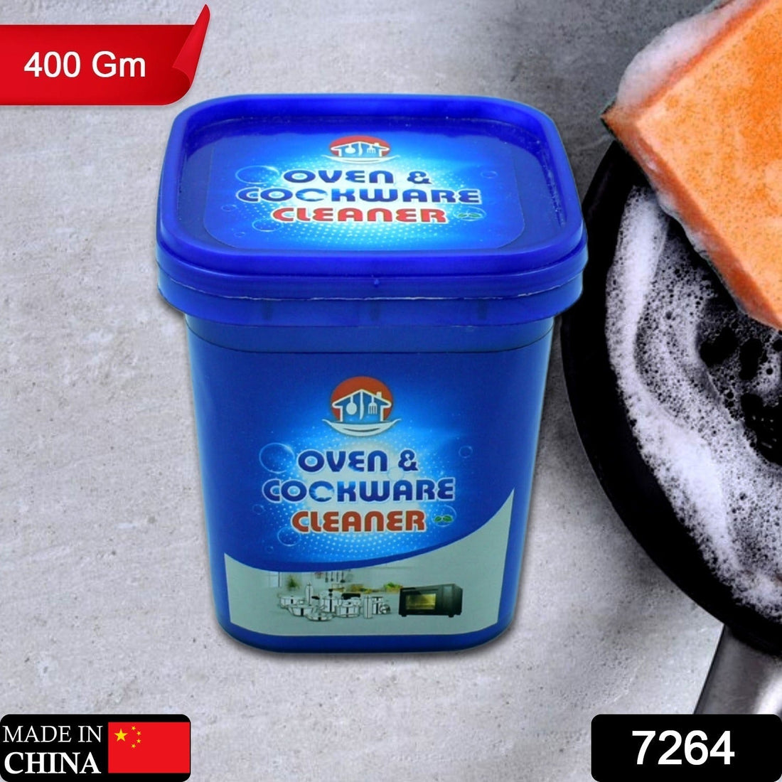 Oven And Cookware Cleaner | Oven And Cookware Cleaner Powder | Stainless Steel Cleaning Powder | Remove Stains from Pots Multi-Purpose Cleaner & Removes Household Clean Universal Cleaning Powder for Removing Rust your brand
