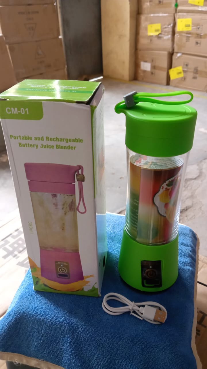 Portable 6 Blade Juicer Cup USB Rechargeable Vegetables Fruit Juice Maker Juice Extractor Blender Mixer your brand