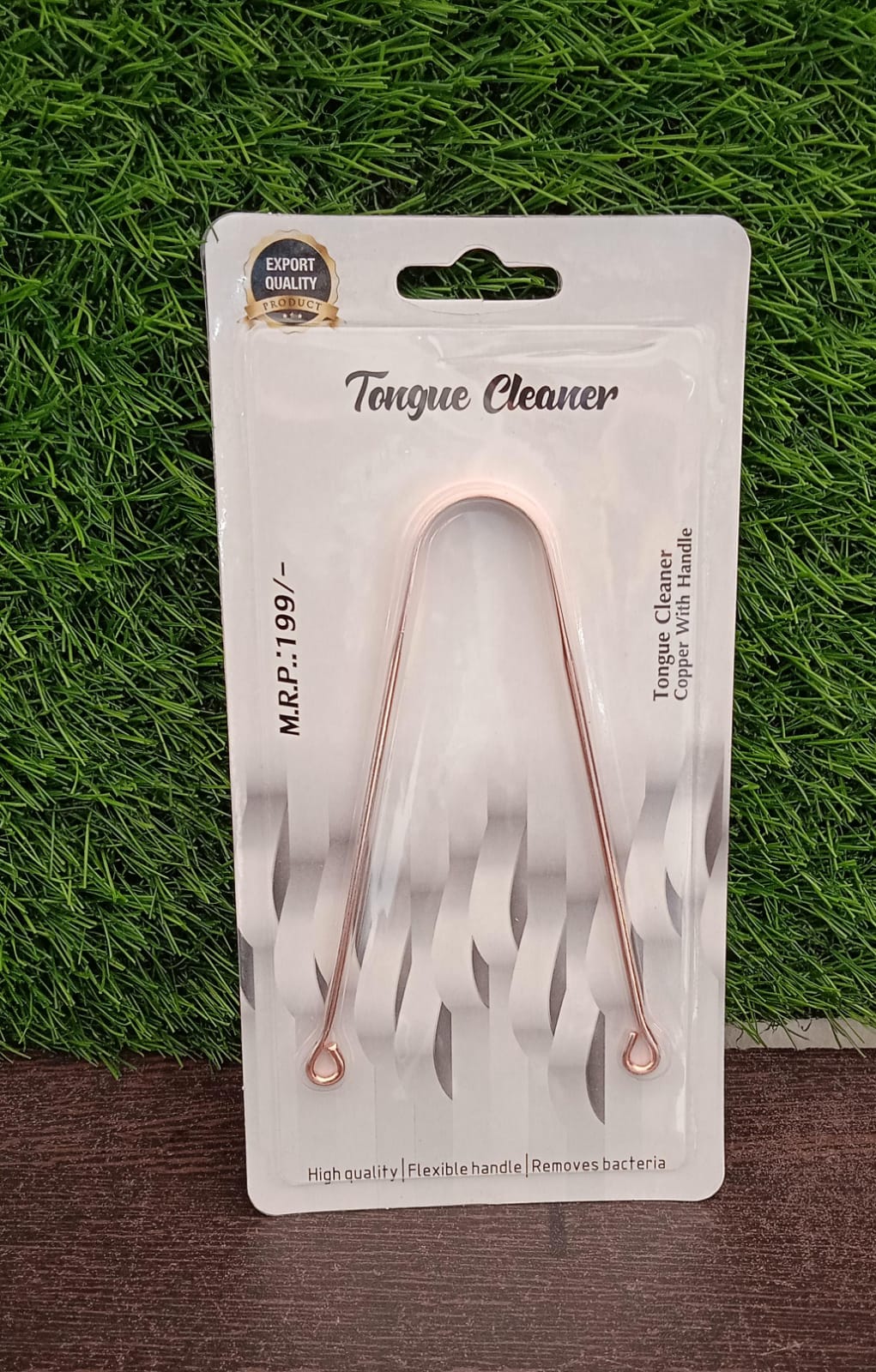 Tongue Cleaner For Kids & Adults | Tongue Scraper For Bad Breath, Maintain Oral Hygiene for Daily Use | for Fresh Breath & Bacteria Removal | Improved Taste (Steel, Copper, Tongue Cleaner / 1 Pc) your brand