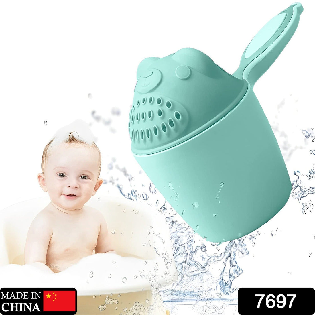 Baby Shampoo Shower Cup Safe Soft Bathing Water Scorpion Baby Bath Tumbler Hair Washing Mug Rainer - Shopmania Wholesale