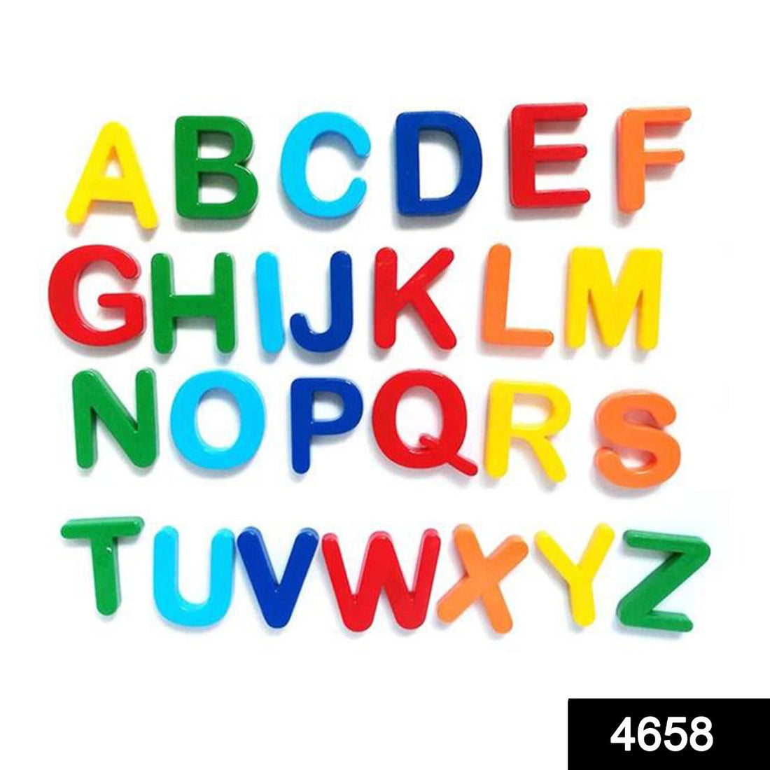 Capital alphabet puzzle for children, colorful and educational