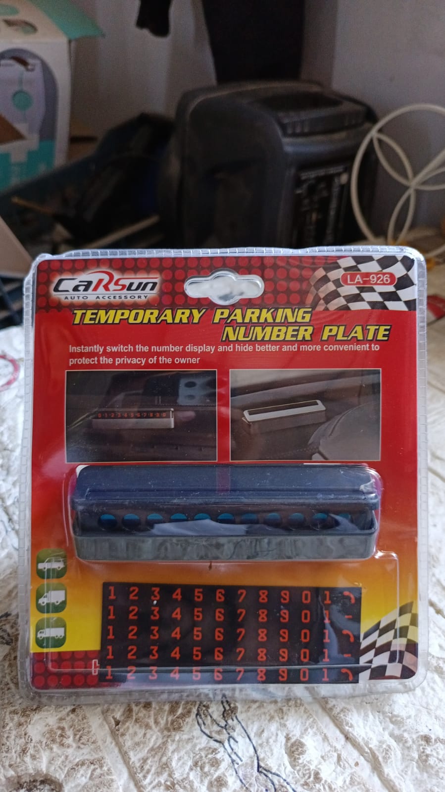 Temporary Car Parking Mobile Number Display with Magnetic Numbers Stickers,Car Parking Magnetic Mobile/Telephone Number Plate (1Pc)   - Shopmania Wholesale