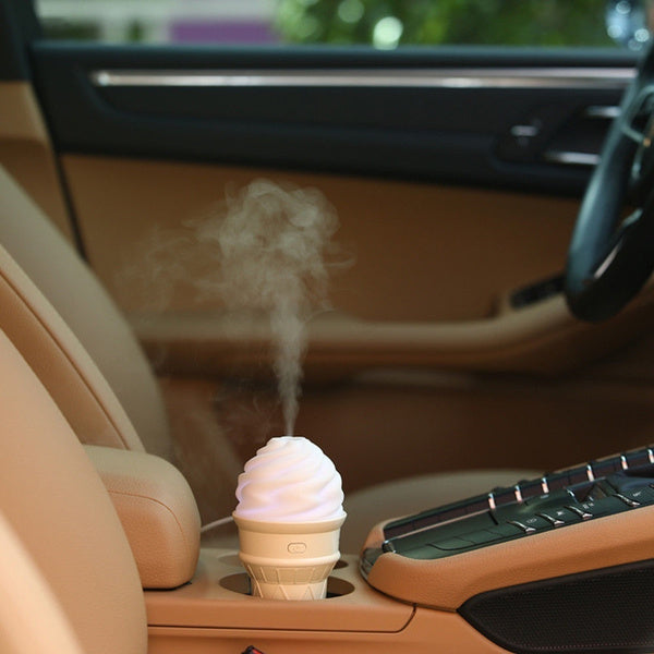Ice Cream Design LED Humidifier for Freshening Air & Fragrance (Multicoloured) your brand