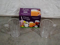 Stylish Juice Glass With Handle, Water Glass, Beer Glass, Milk Shake Glass, Multipurpose Glass Plastic Beer Mug, Unbreakable Beer Tasting Glasses, Clear Juice Glasses Suitable for Kids (2 pc) your brand