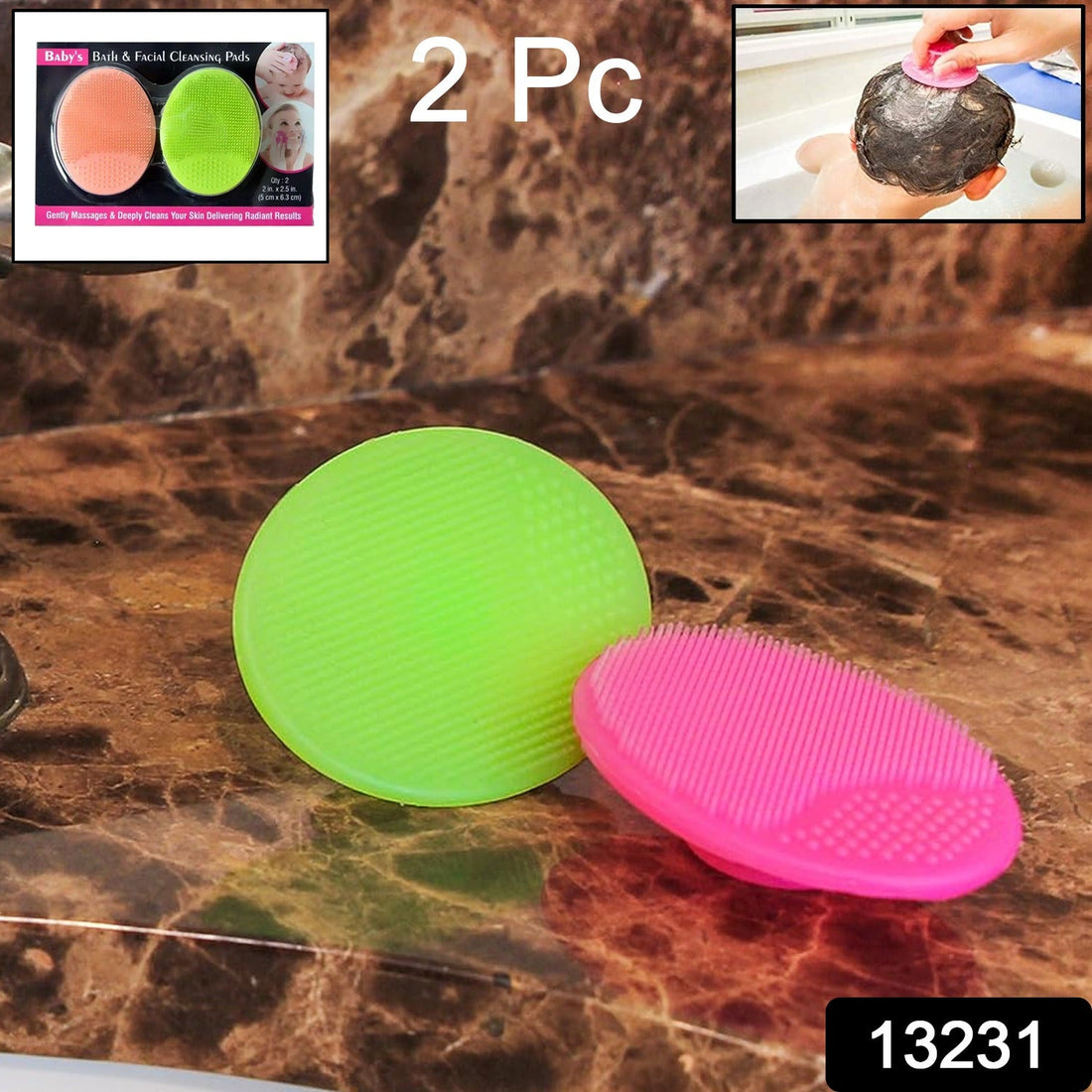 Bath & Facial Cleansing Brush