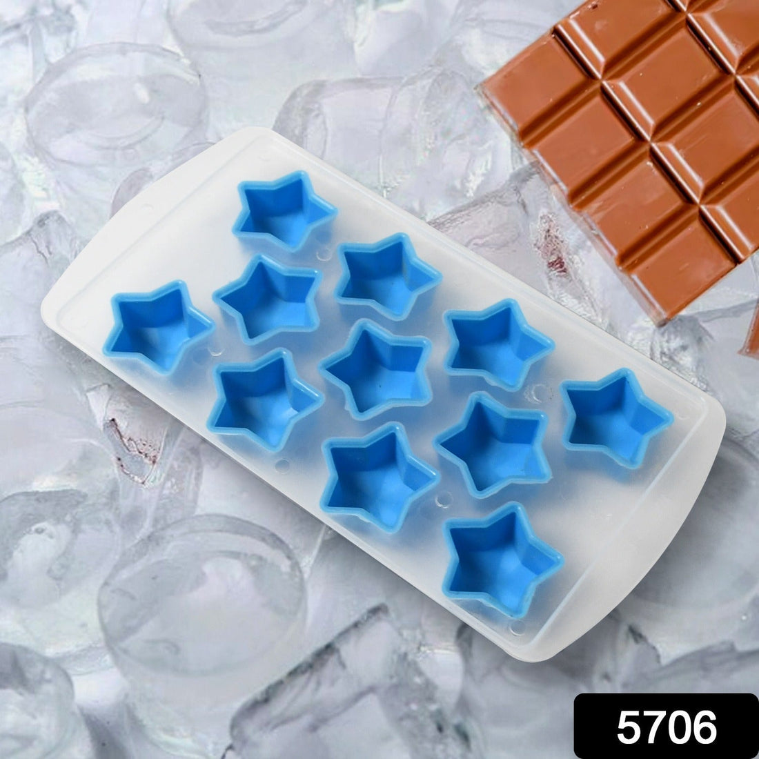 Silicone Mold Ice Cube Tray Creative Sweet Multi Type Ice Tray , Ice Cube Trays Multi Fruit Shape Ice Tray (1 Pc) your brand