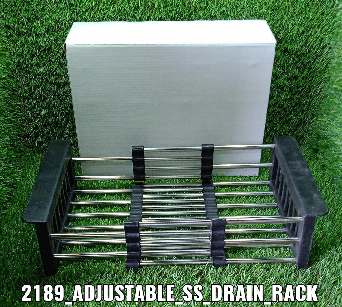 Expandable sink dish drainer for kitchen use