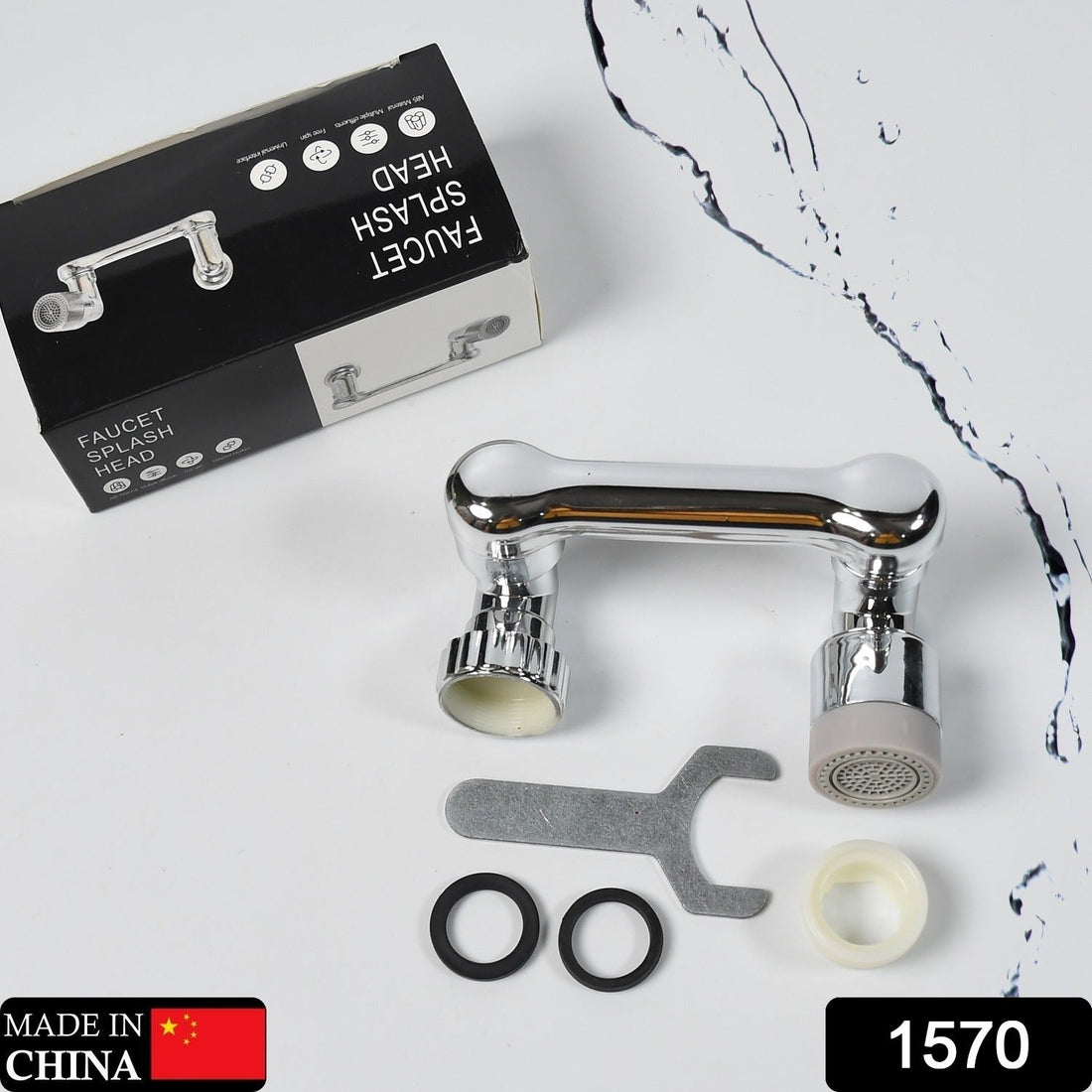 Rotating faucet sprayer head