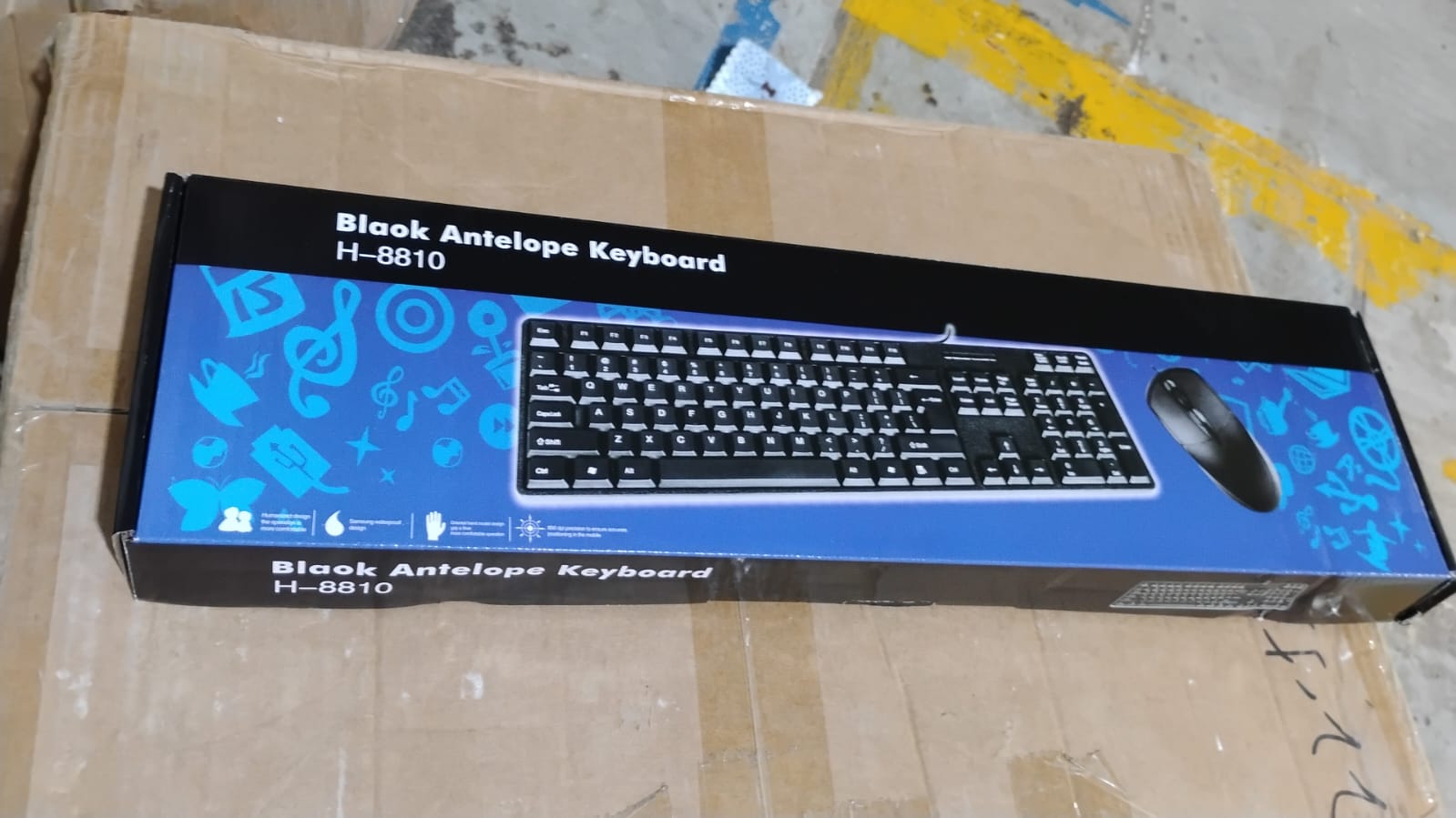 Wired USB Keyboard 107 Keys & Mouse Set (2 Pc Set) your brand