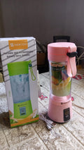 Multi-Purpose Portable USB Electric Juicer 6-Blades, Protein Shaker, Blender Mixer Cup (380 ML) - Shopmania Wholesale
