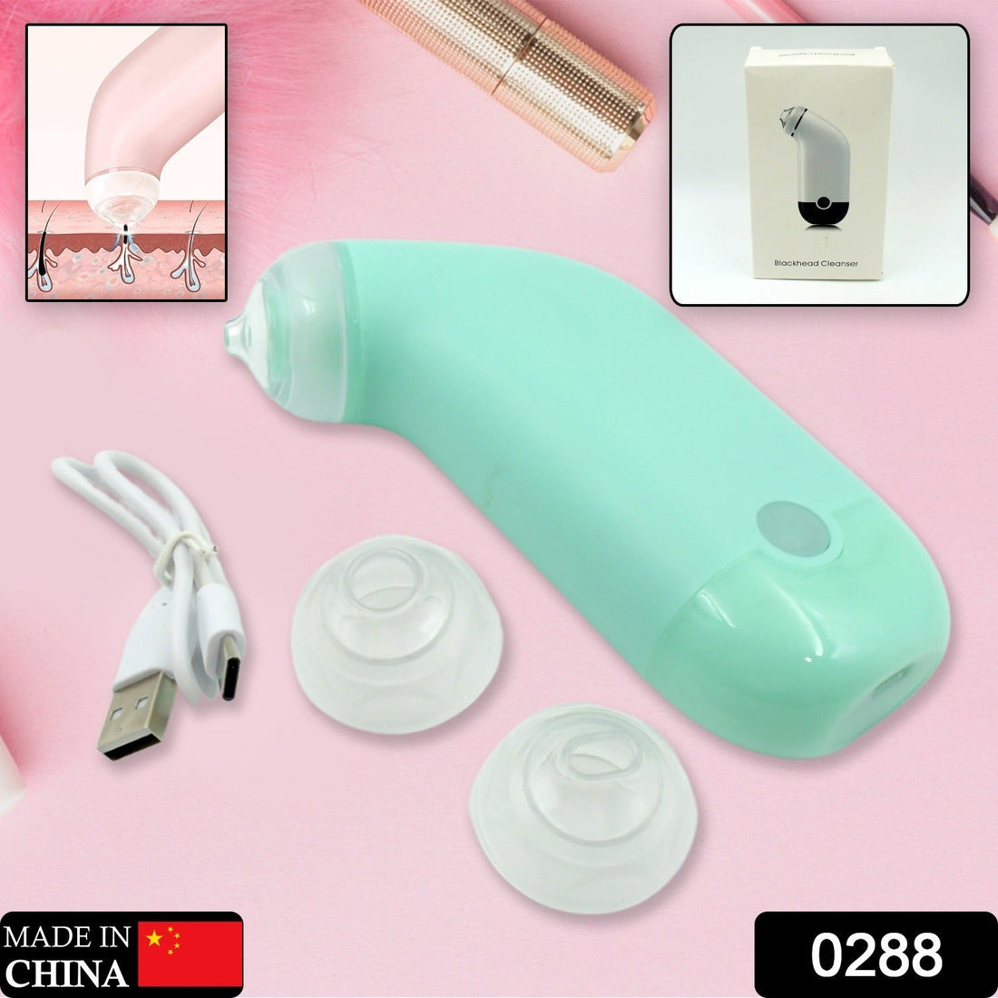 Vacuum Blackhead Machine, Reduce Spot Mini Handheld Lifting Massage Facial Blackhead Remover For Skin Care (1 Pc) - Shopmania Wholesale