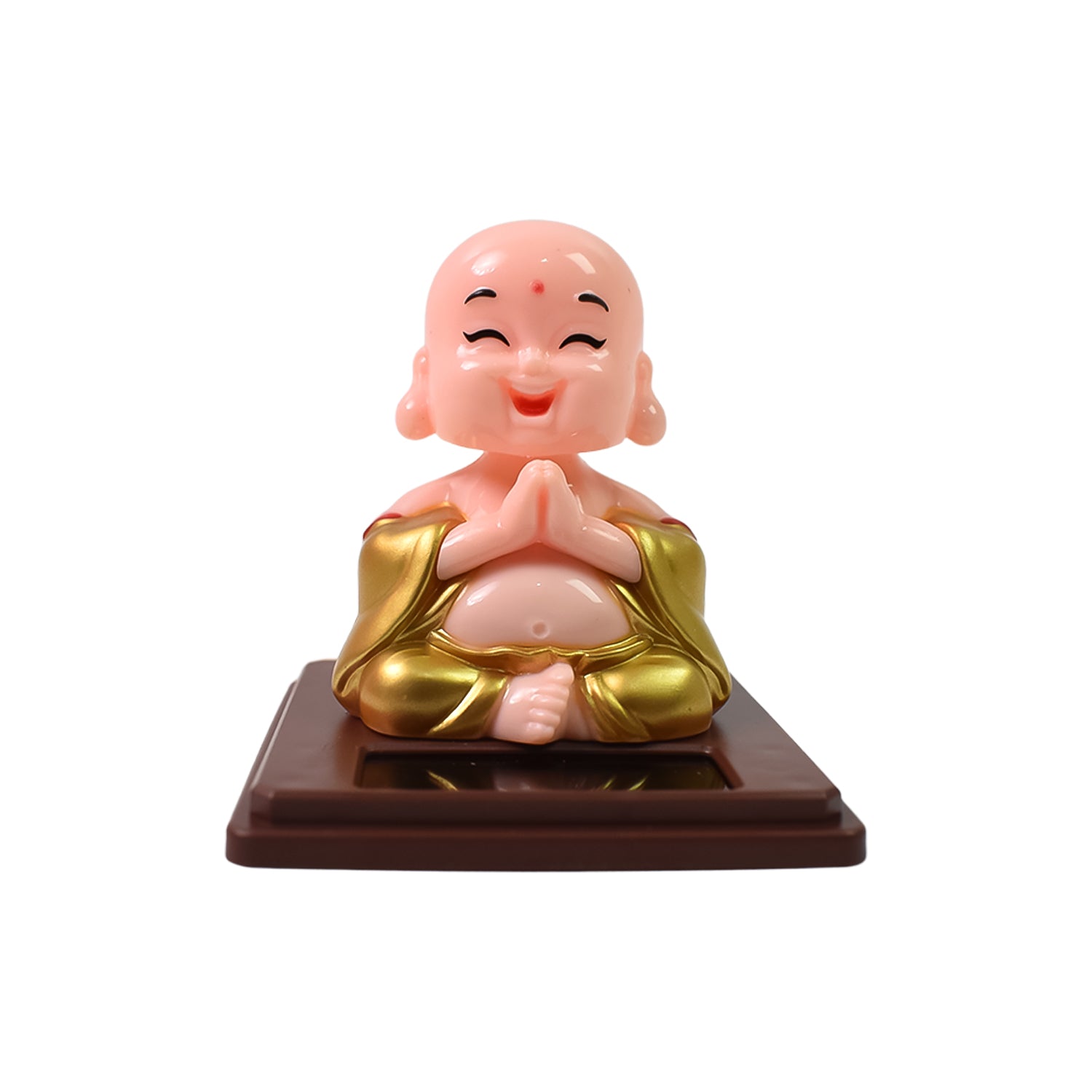 Solar Power Moving Head Buddha Statue Car Ornament (1 Pc  Mix Color) - Shopmania Wholesale